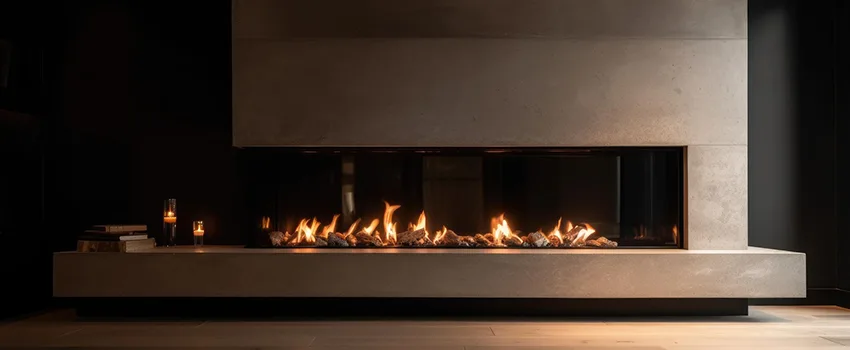Gas Fireplace Ember Bed Design Services in Bell, California