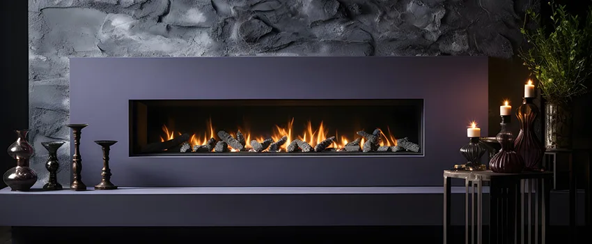 Ember Bed for Ventless Gas Fireplace in Bell, CA